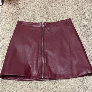 Size small maroon skirt